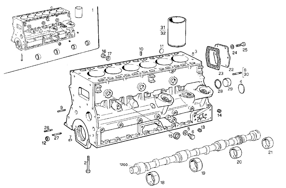 Iveco 8061/Firedriver Engine Block